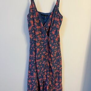 Floral Blue and Pink Dress